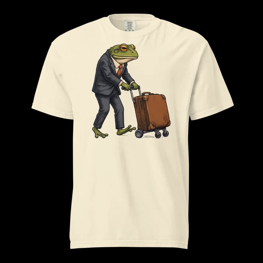 Baggage Claim tee in Ivory