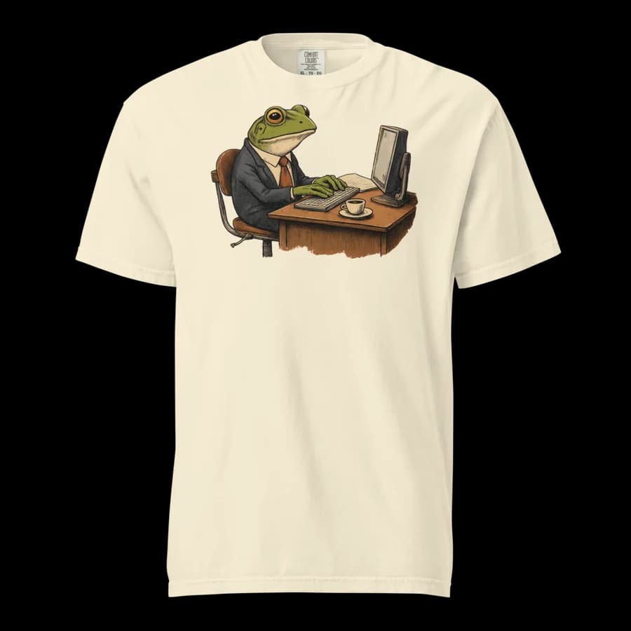 Per My Last Email tee in Ivory