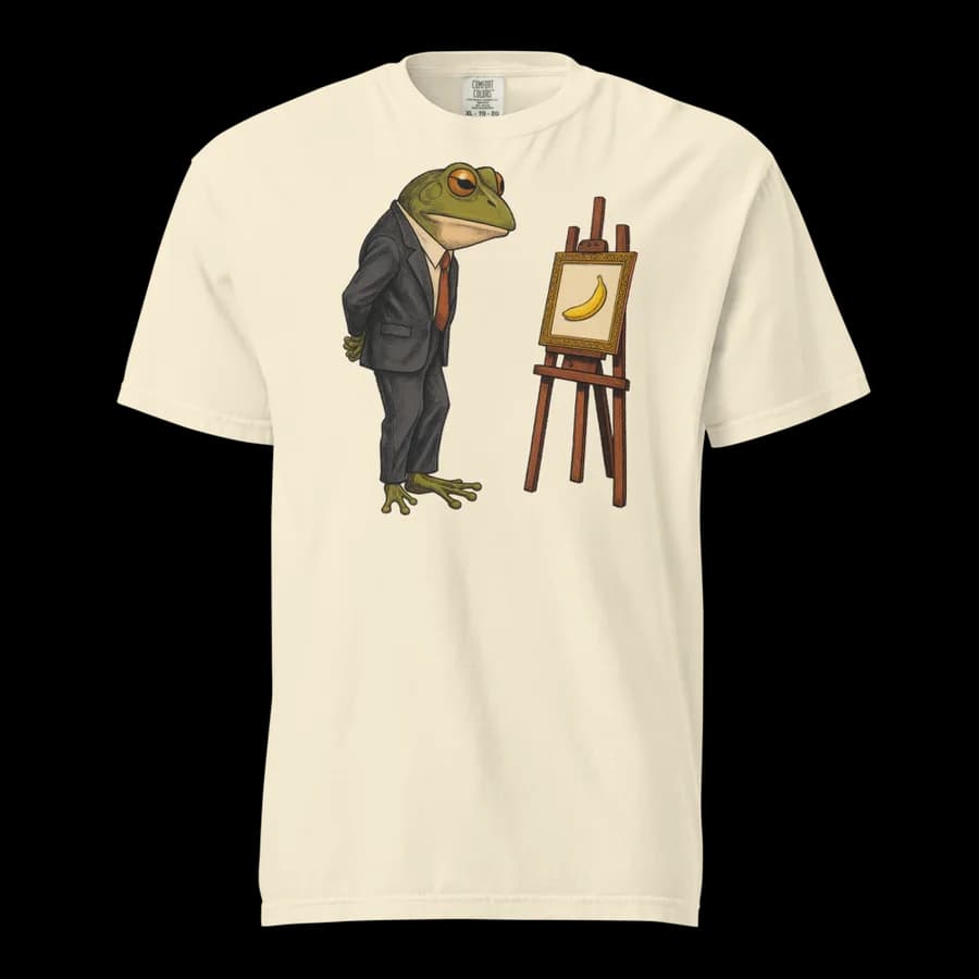 Cultural Enrichment tee in Ivory