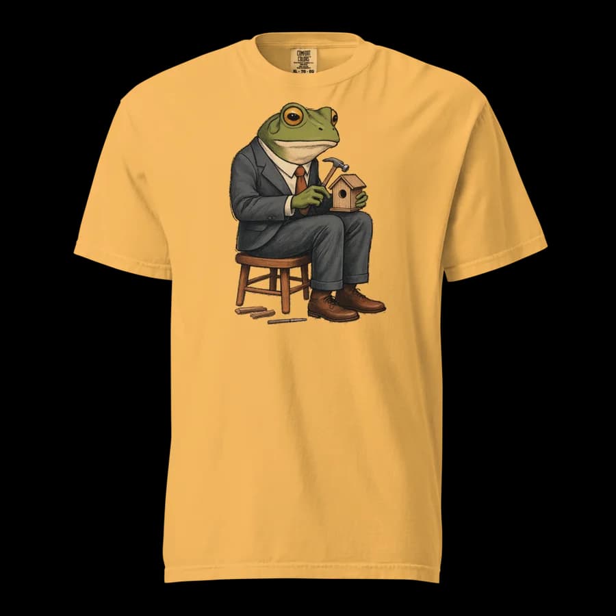 Domestic Engineering tee in Mustard