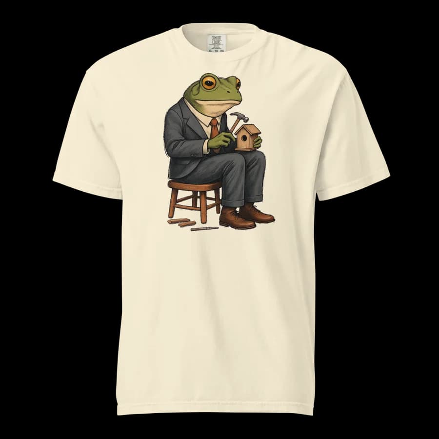 Domestic Engineering tee in Ivory
