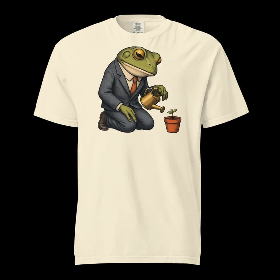 Garden Committee tee in Ivory
