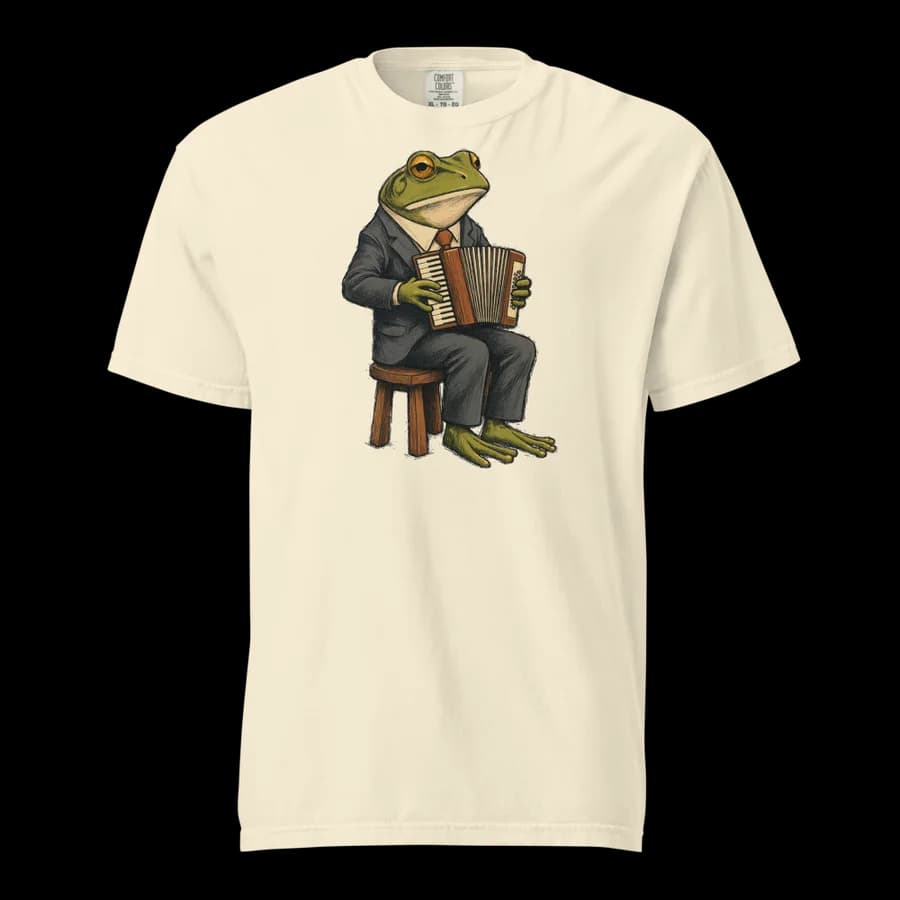 Musical Interlude tee in Ivory
