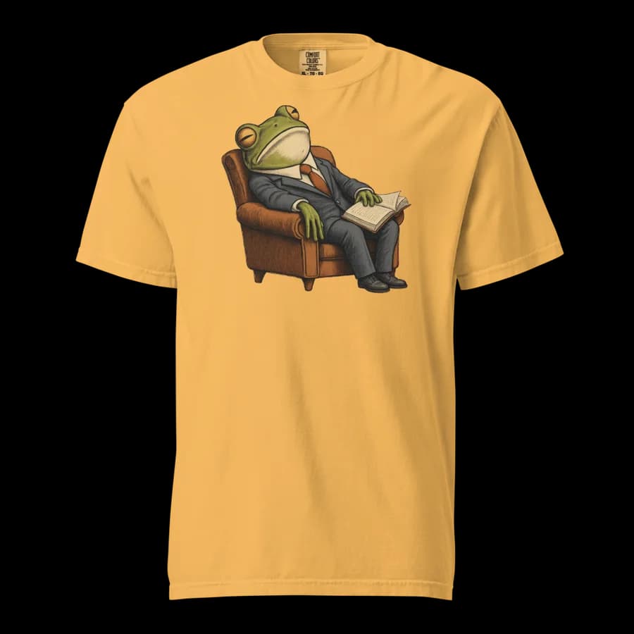 Nap Committee tee in Mustard