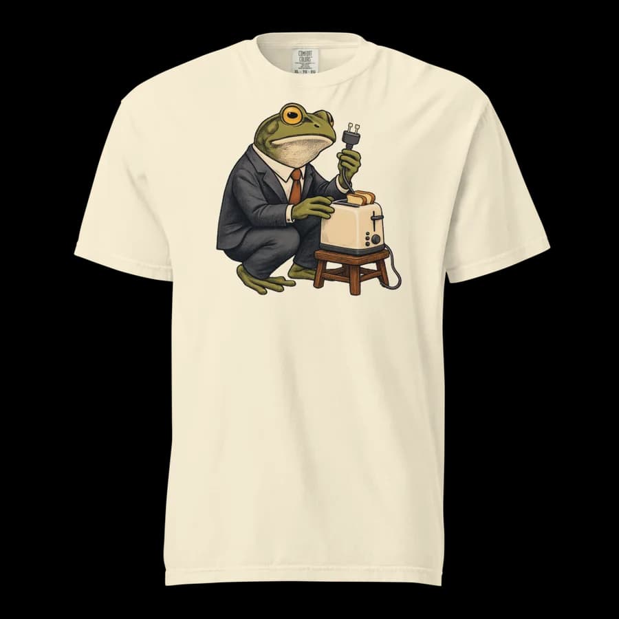 Technical Support tee in Ivory