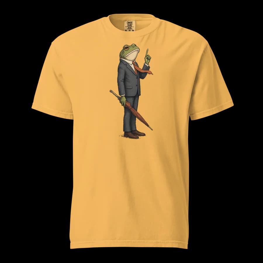 The Forecast tee in Mustard