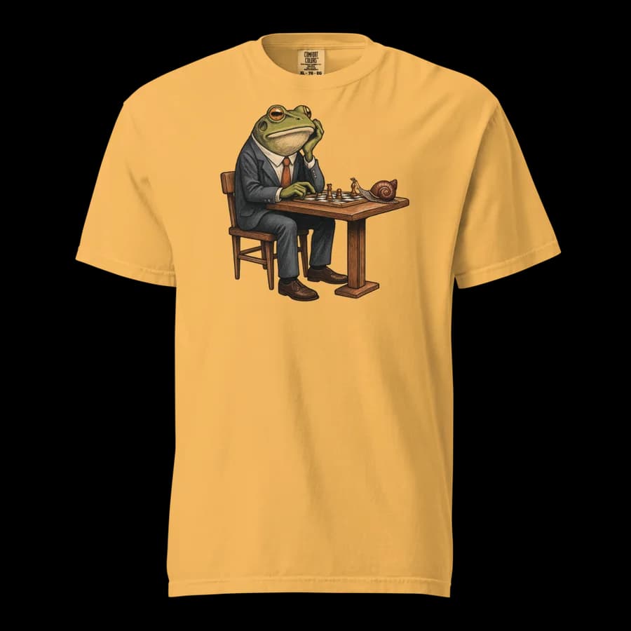 The Long Game tee in Mustard