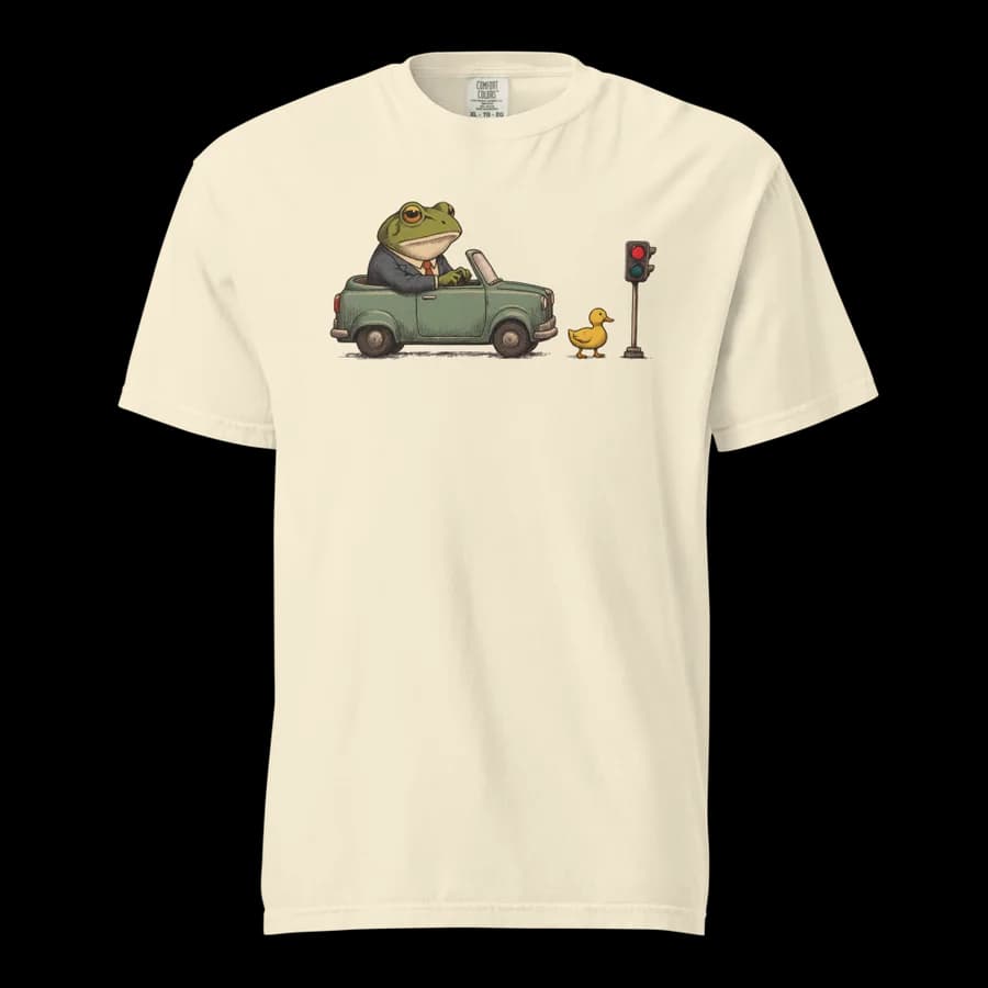 Sunday Driver tee in Ivory