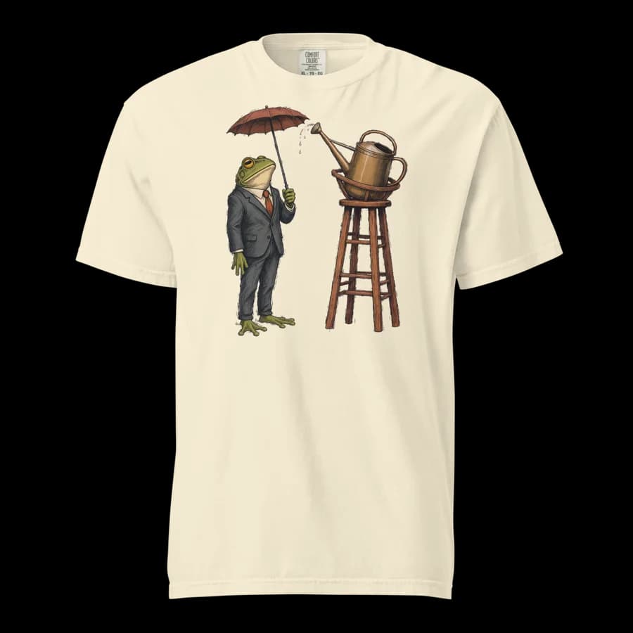 Weather Advisory tee in Ivory