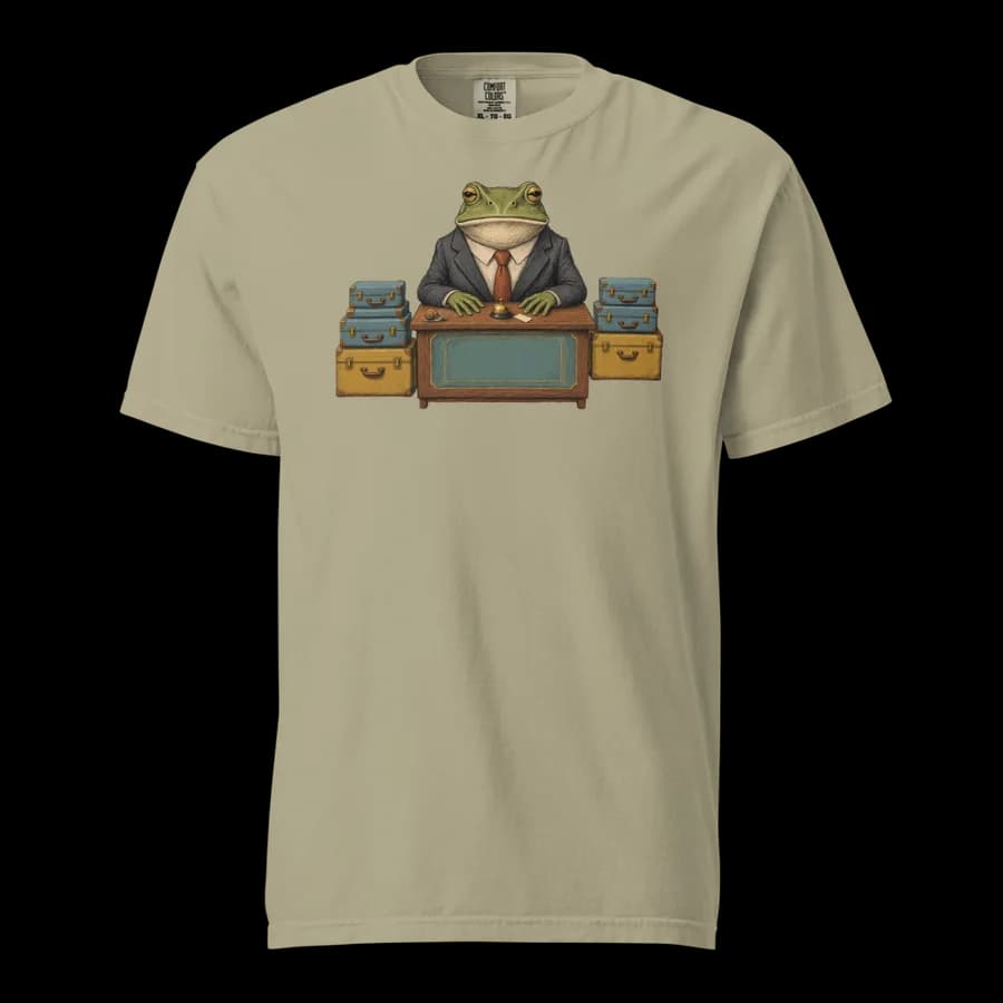 The Concierge tee in Khaki