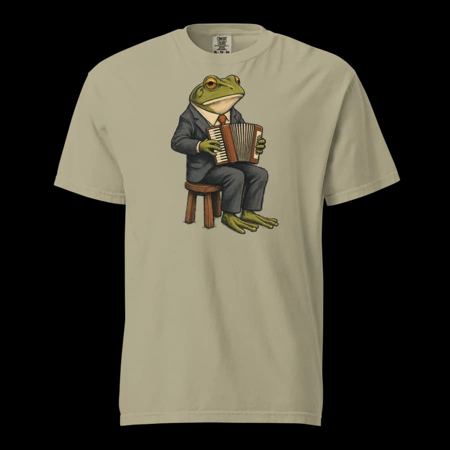Musical Interlude tee in Khaki