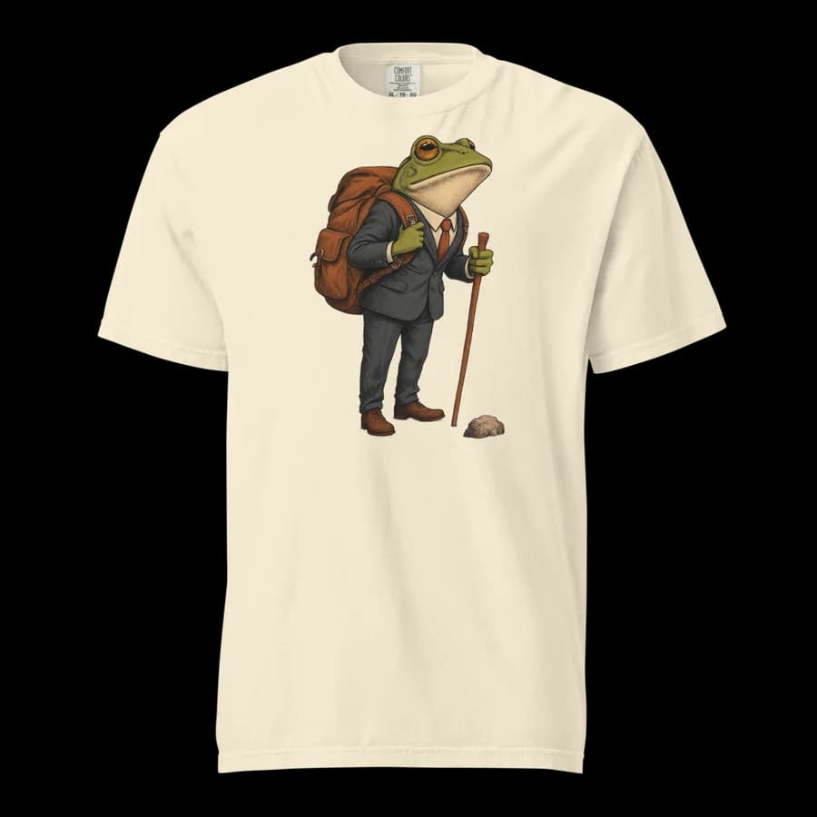 The Grand Expedition tee in Ivory