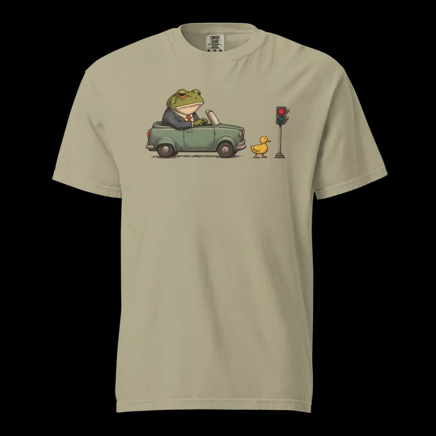 Sunday Driver tee in Khaki